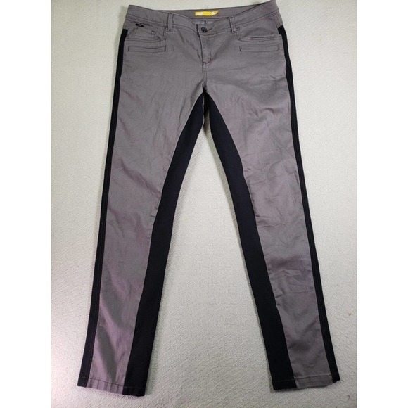Lole Jeans Womens 14 Gray Stretch UPF 50+ Pockets Mid-Rise Regular Fit Skinny - Picture 1 of 11